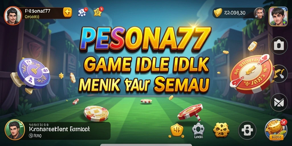 Screenshot gameplay PESONA77 yang menampilkan keseruan game Idle.