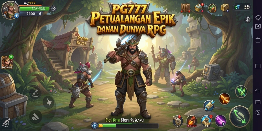Tampilan gameplay RPG yang menakjubkan dengan aksi seru.